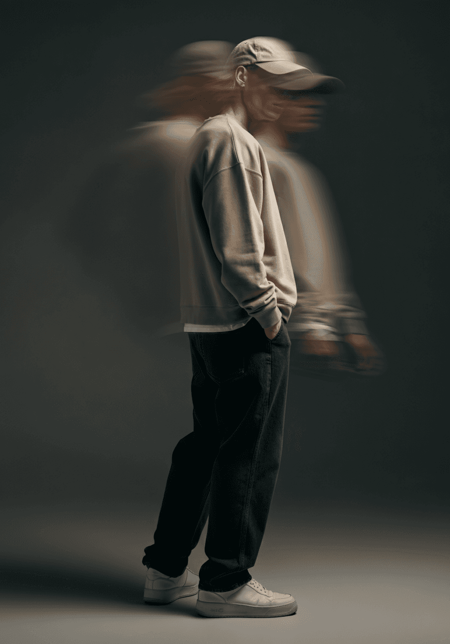 Man Motion Blur