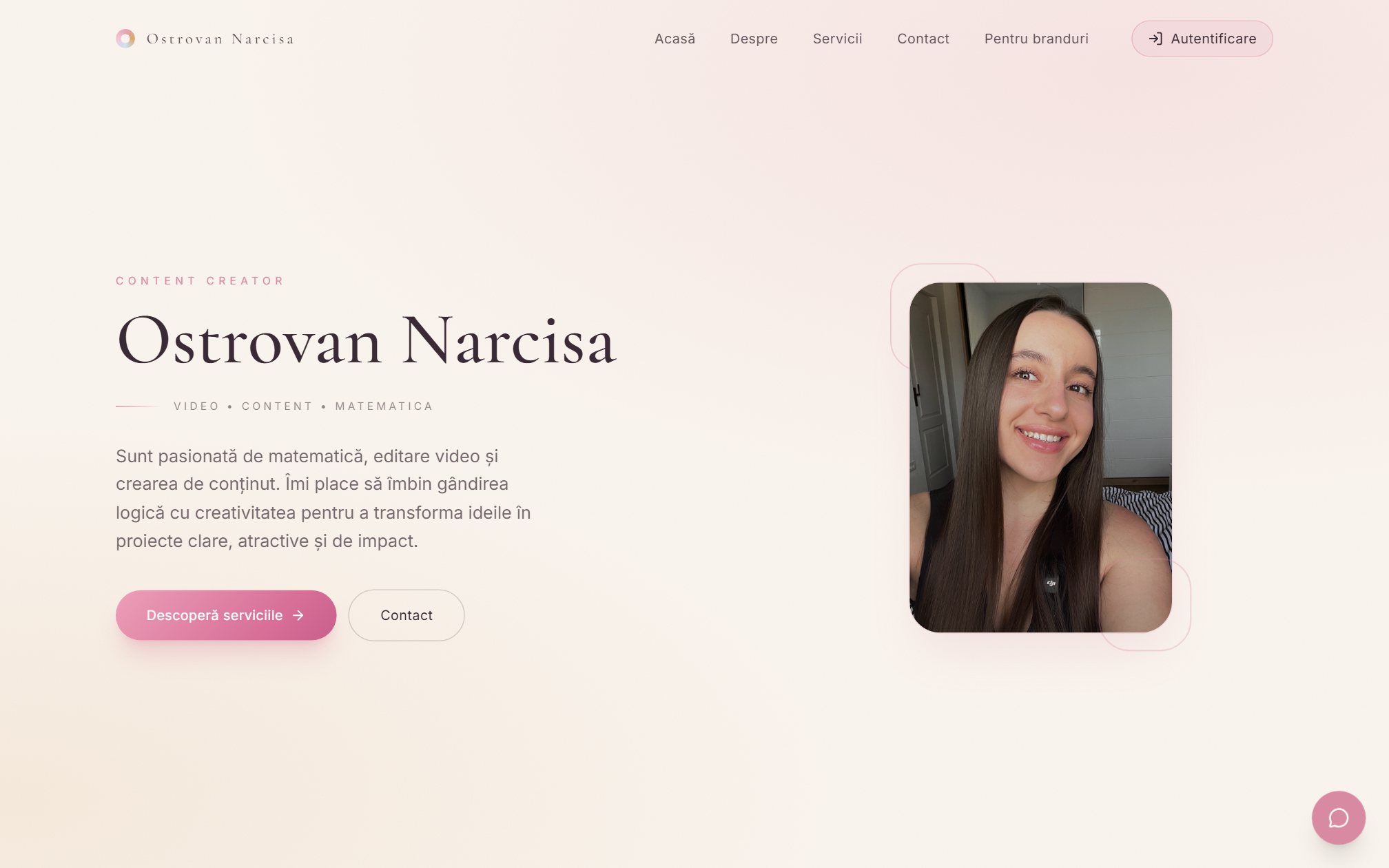 Influencer AI Portfolio preview