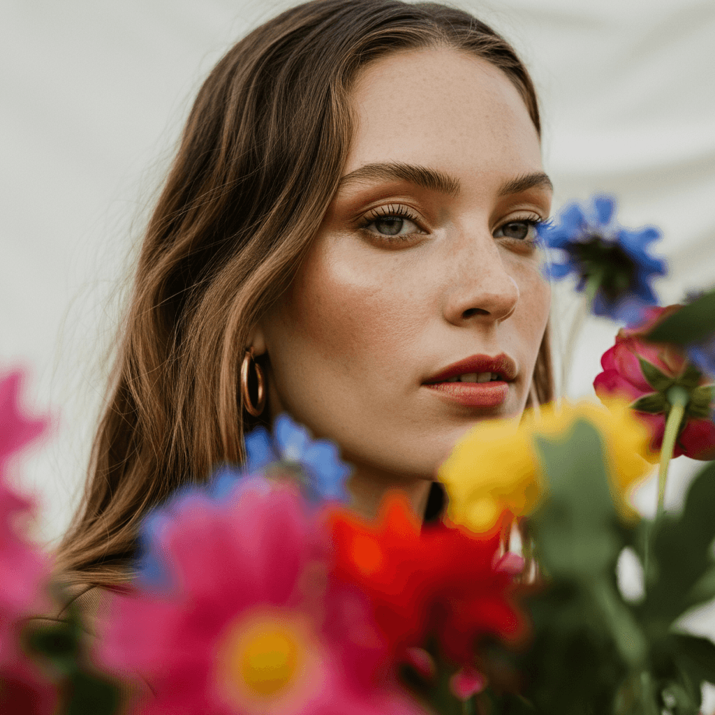 Woman Flowers